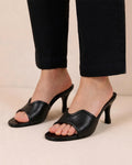Black Velvet Heel