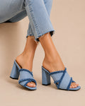 Bold Jeans Heels