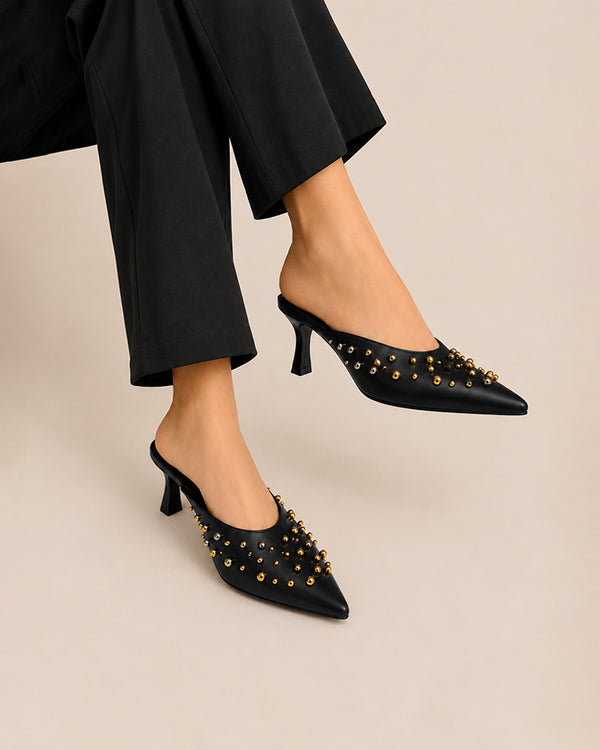 Bold STUDDED HEEL