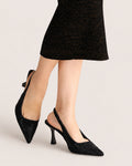 Rhinestone Slingback Heel